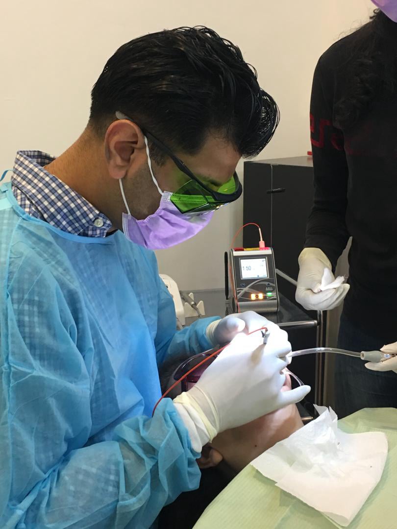 Dr Yogesh and Client